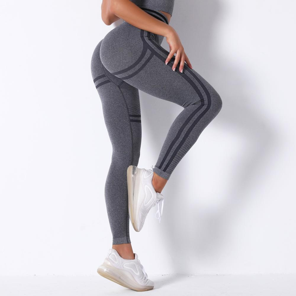 Spandex Knitted, Breathable, Seamless Bubble Butt Leggings, Women’s ...